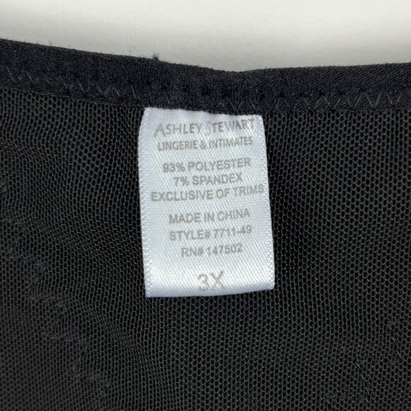 Ashley Stewart Compession Shape Wear Size 3X Spaghetti Strap Front Hook & Eye - Picture 5 of 9